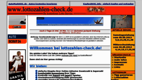What Lottozahlen-check.de website looked like in 2013 (11 years ago)