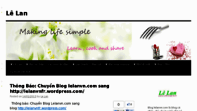 What Lelanvn.com website looked like in 2013 (11 years ago)