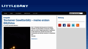 What Littledany.de website looked like in 2013 (11 years ago)