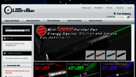 What Lasersman.com website looked like in 2013 (11 years ago)