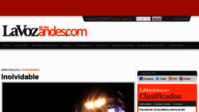 What Lavozdelosandes.com website looked like in 2013 (11 years ago)