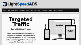 What Lightspeedads.com website looked like in 2013 (11 years ago)