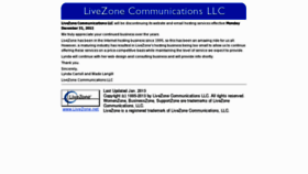 What Livezone.com website looked like in 2013 (11 years ago)