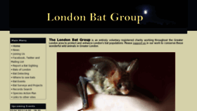 What Londonbats.org.uk website looked like in 2013 (11 years ago)