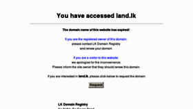 What Land.lk website looked like in 2013 (11 years ago)