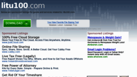 What Litu100.com website looked like in 2013 (11 years ago)