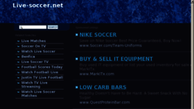 What Live-soccer.net website looked like in 2013 (11 years ago)