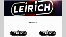 What Leirich.at website looked like in 2013 (10 years ago)
