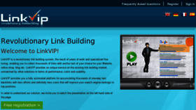 What Linkvip.com website looked like in 2013 (10 years ago)