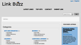 What Link-buzz.com website looked like in 2013 (10 years ago)