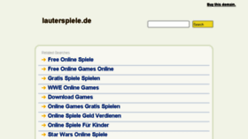 What Lauterspiele.de website looked like in 2013 (10 years ago)
