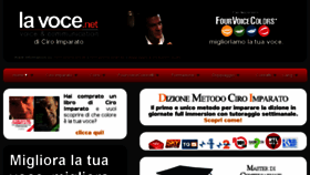 What Lavoce.net website looked like in 2013 (10 years ago)