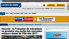 What Lavoixdessports.fr website looked like in 2013 (10 years ago)