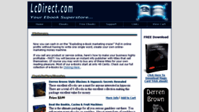 What Lcdirect.com website looked like in 2013 (10 years ago)