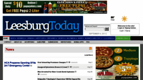What Leesburg2day.com website looked like in 2013 (10 years ago)