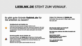 What Lieblnk.de website looked like in 2013 (10 years ago)