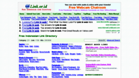 What Link.or.id website looked like in 2013 (10 years ago)