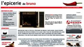 What Lepiceriedebruno.com website looked like in 2013 (10 years ago)