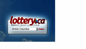 What Lottery.ca website looked like in 2013 (10 years ago)