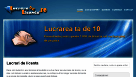 What Lucraredelicenta.ro website looked like in 2013 (10 years ago)