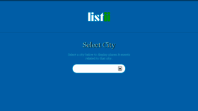 What Listii.com website looked like in 2013 (10 years ago)