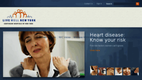 What Livewellnewyork.com website looked like in 2013 (10 years ago)