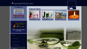 What Leonardostore.com website looked like in 2013 (10 years ago)