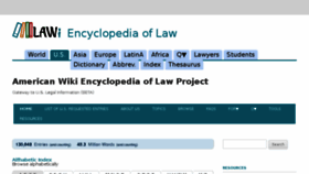 What Lawi.us website looked like in 2013 (10 years ago)