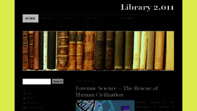 What Library2011.com website looked like in 2013 (10 years ago)