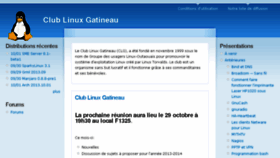 What Linux-gatineau.org website looked like in 2013 (10 years ago)