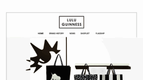 What Luluguinness-tokyo.jp website looked like in 2013 (10 years ago)