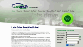 What Letsdriverentacar.com website looked like in 2013 (10 years ago)