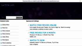 What La-filme.com website looked like in 2013 (10 years ago)