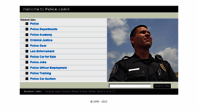 What Lmges.police.com website looked like in 2013 (10 years ago)