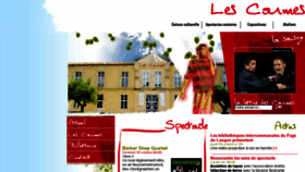 What Lescarmes.fr website looked like in 2013 (10 years ago)