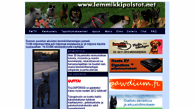 What Lemmikkipalstat.net website looked like in 2013 (10 years ago)