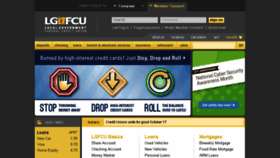 What Lgfcu.com website looked like in 2013 (10 years ago)