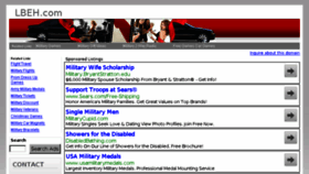 What Lbeh.com website looked like in 2013 (10 years ago)