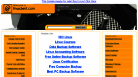 What Linuxtent.com website looked like in 2013 (10 years ago)