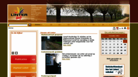 What Linter.be website looked like in 2013 (10 years ago)