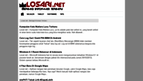 What Losari.net website looked like in 2013 (10 years ago)