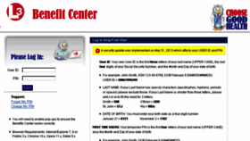 What L-3.benefitcenter.com website looked like in 2013 (10 years ago)