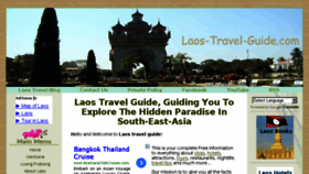 What Laos-travel-guide.com website looked like in 2013 (10 years ago)