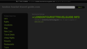 What London-tourist-travel-guide.com website looked like in 2013 (10 years ago)