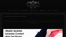 What Lovejasminelee.com website looked like in 2013 (10 years ago)