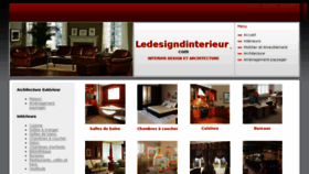 What Ledesigndinterieur.com website looked like in 2013 (10 years ago)