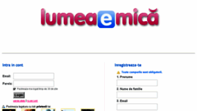 What Lumeaemica.ro website looked like in 2014 (10 years ago)