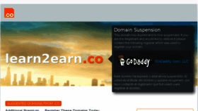 What Learn2earn.co website looked like in 2014 (10 years ago)