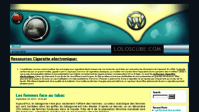 What Loloscube.com website looked like in 2014 (10 years ago)