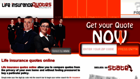 What Lifeinsurancequotes-online.org website looked like in 2014 (10 years ago)